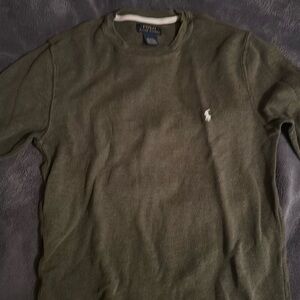 Polo Thermal Long Sleeve, Green, Medium